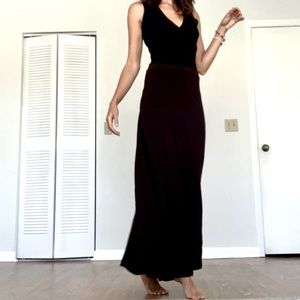 Ann Taylor Black Maxi Skirt